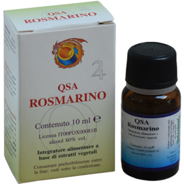 Herboplanet Qsa Rosmarino (romarin) Gouttes 10 Ml.