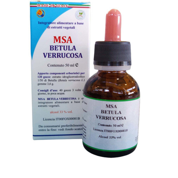 Herboplanet Msa Betula Verrucosa Bourgeons 50 Ml