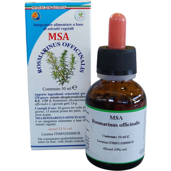 Herboplanète Msa Rosmarinus Off. Jeunes pousses de romarin 50 ml