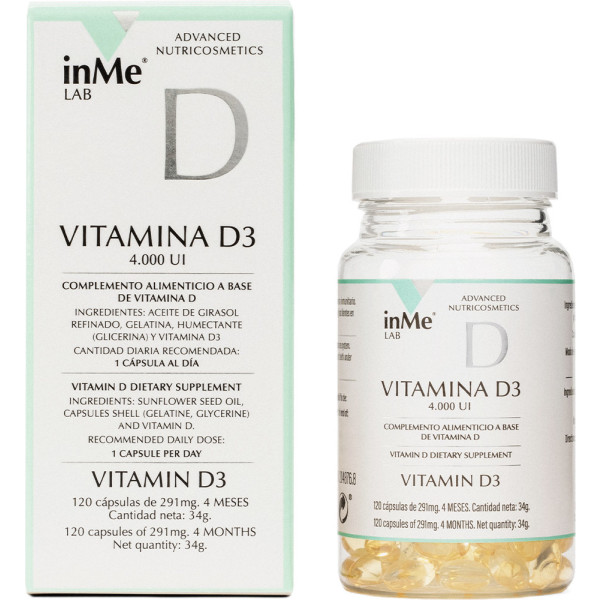 Inme Lab Inme Vitamin D3 120 Kapseln