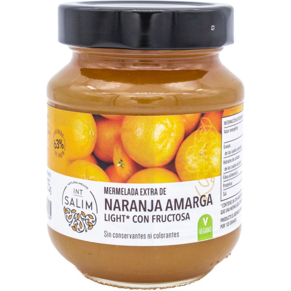 Int Salim Light Confettura di Arancia Amara con Fruttosio 325 Gr