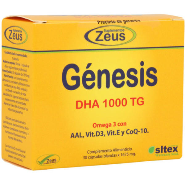 Zeus Genesis Dha Tg 1000 Oméga 3 30 Caps