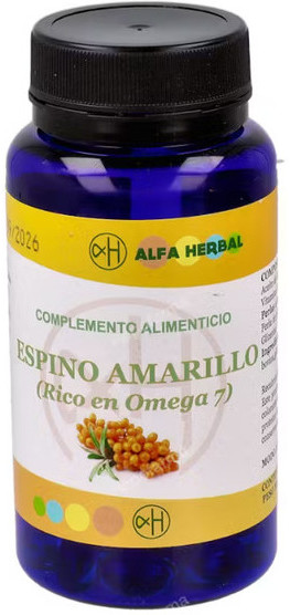 Alfa Herbal Espino Amarillo Omega 7 90 Perlas-image