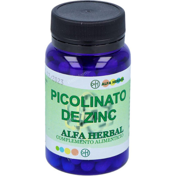 Alfa Herbal Picolinato de Zinco 90 Cápsulas