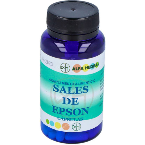 Alfa Herbal Sais de Epsom 100 Cápsulas