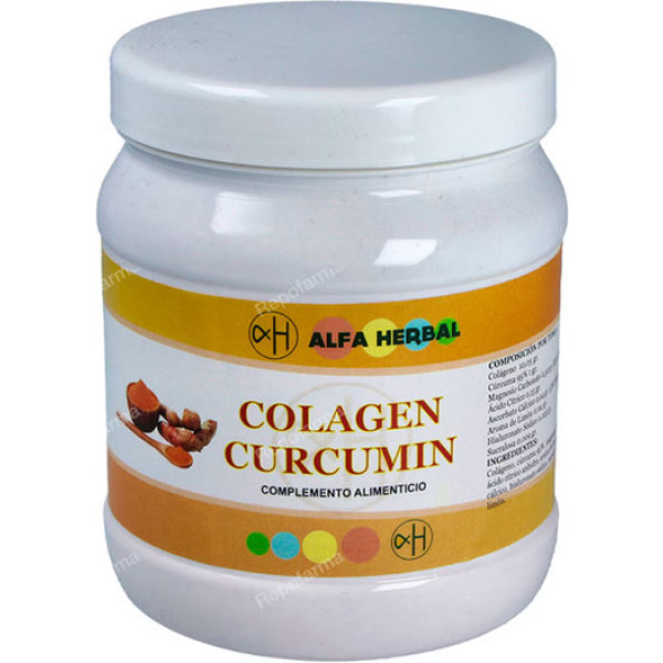 Polvere di curcumina al collagene Alfa Herbal 350 gr