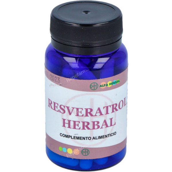 Alfa Herbal Resvératrol à base de plantes 60 gélules