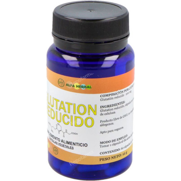 Alpha Herbal Glutationa Reduzida 60 Vcaps