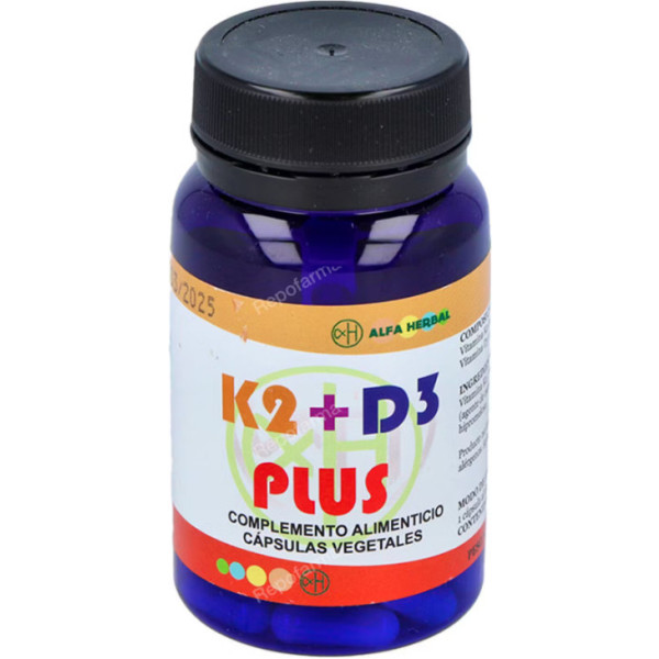 Alfa Herbal K2+d3 Plus 60 Vegi Caps