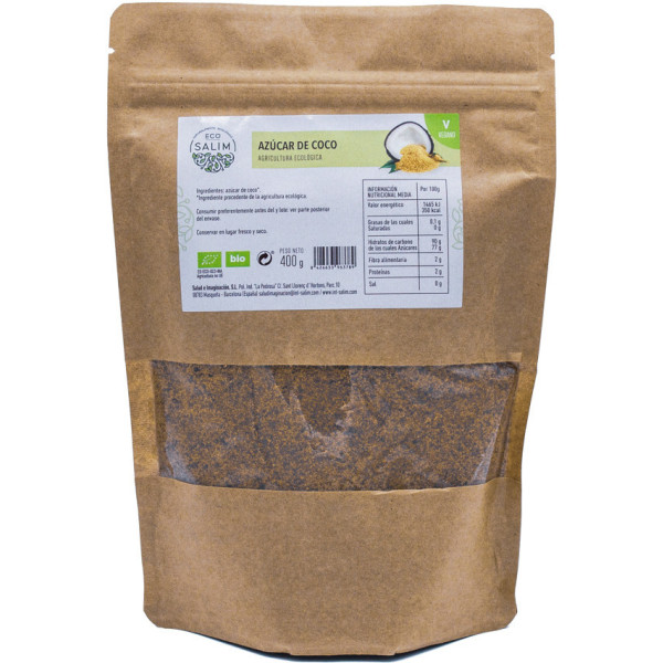 Eco Salim Azucar De Coco 400 Gr Eco Vegan