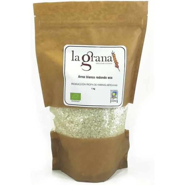 La Grana Witte Ronde Rijst 1 Kg Eco