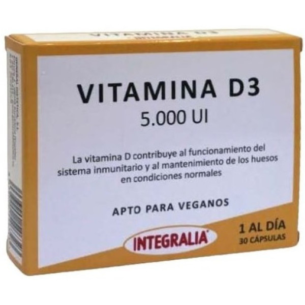 Integralia Vitamina D3 5000 Ui 30 Caps