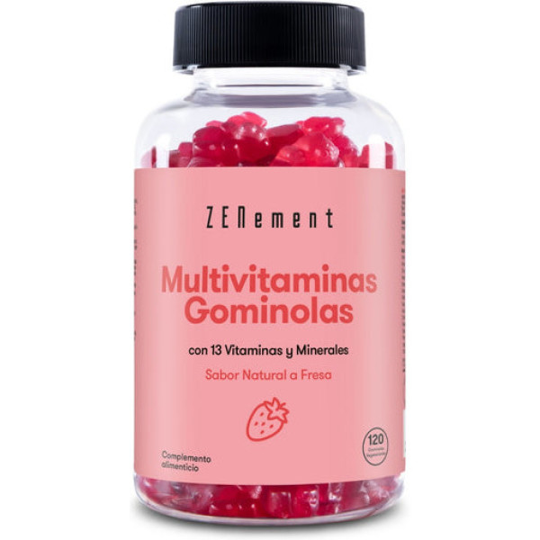 Zenement Multivitaminas Fresa 120 Gummies