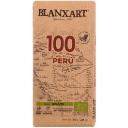 Blanxart Chocolat Noir 100% Pérou 75 Gr Eco