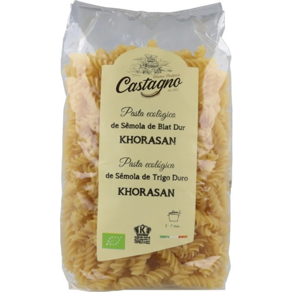 Espirais Castagno Khorasan/kamut 500 Gr Eco