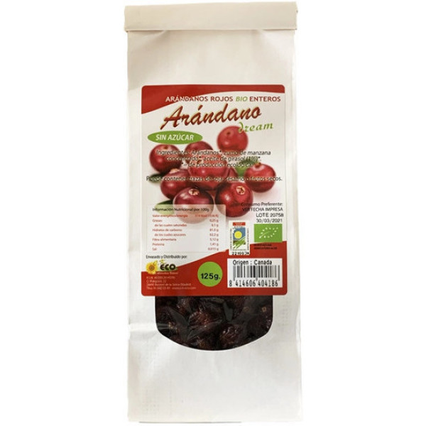 Dream Foods Cranberry com xarope de maçã 125 Gr Bio