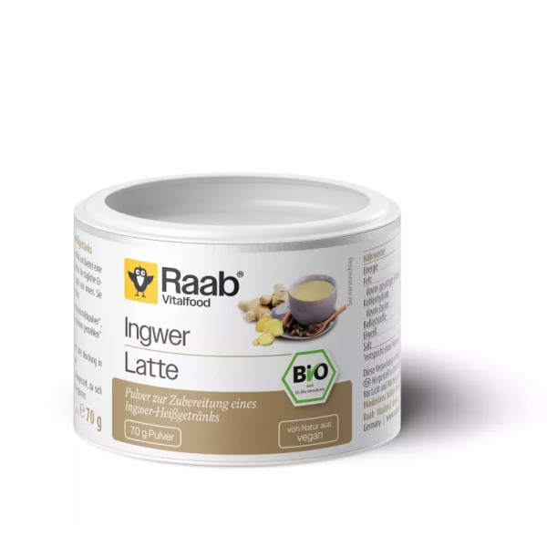 Raab Vitalfood Gember Latte Poeder 70 Gr Bio Sg Vegan