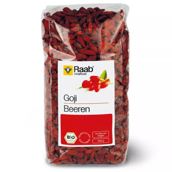 Raab Vitalfood Baies de Goji 500 Gr Bio Sg Vegan