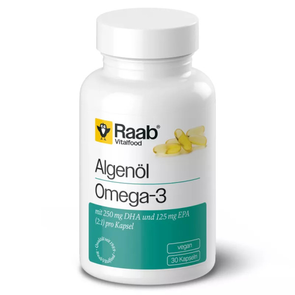 Raab Vitalfood Aceite De Alga Omega 3 1183mg 30 Caps Sg Vegan