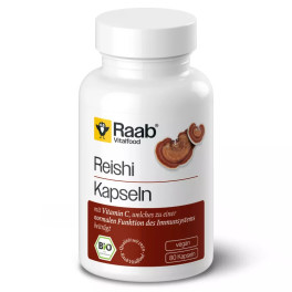 Raab Vitalfood Reishi 80 Caps Bio Sg Vegan