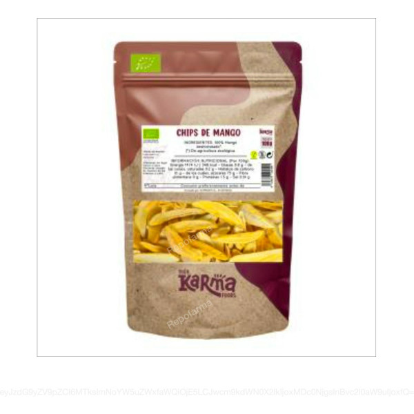 Your Karma Foods Chips De Mangue Déshydratées 100 Gr Eco Sge Vegan