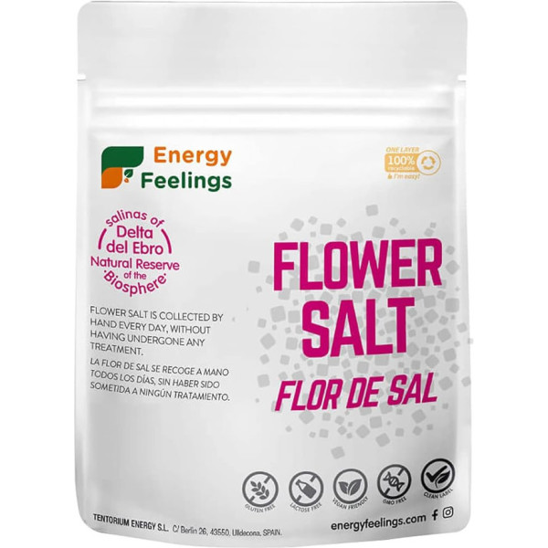 Energiegevoelens Flor De Sal 250 Gr Eco Vegan Sg