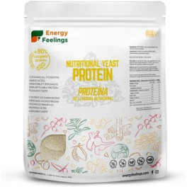 Energy Feelings Proteina De Levadura Nutricional 84% 1 Kg Vegan