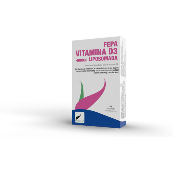 Fepadiet Liposomed Vitamin D3 400ui 40 Kapseln