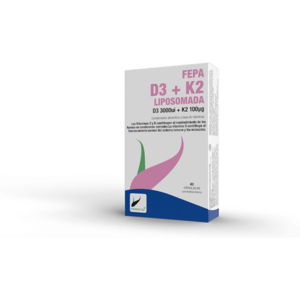 Fepadiet Vitamin D3+k2 Liposomed 40 Kapseln