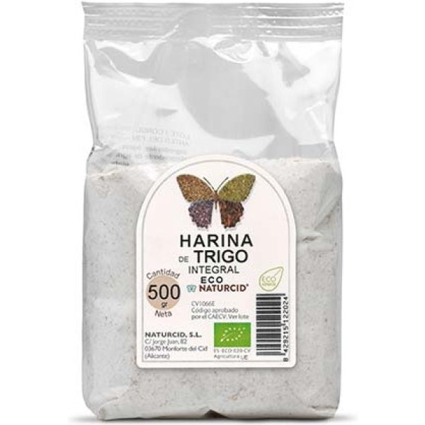 Farinha de Trigo Integral Naturcid 500 Gr Eco