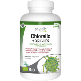 Physalis Chlorella+spirulina 500 Comp Bio