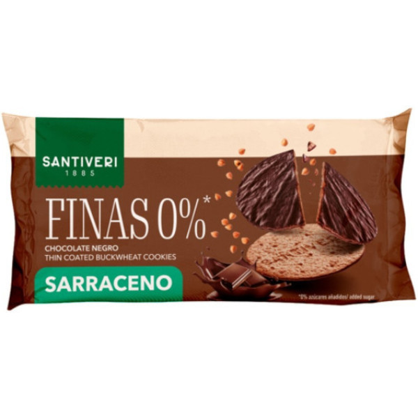 Biscoito Fino de Trigo Sarraceno Santiveri 0% Adição de Açúcar 90 G