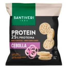 Santiveri Mini Tortitas Protein Sabor Cebolla 50 Gr