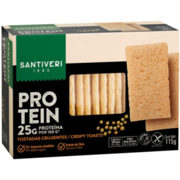 Santiveri Toast Proteici Croccanti 115 Gr