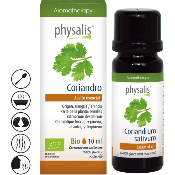 Physalis Olio Essenziale di Coriandolo 10 Ml Bio