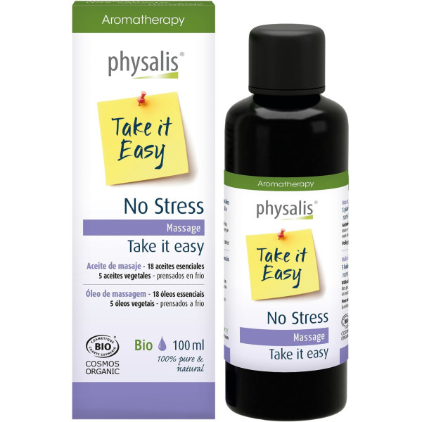 Physalis Huile De Massage Sans Stress 100 Ml Bio