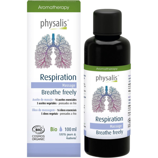 Physalis Respiration Breathe Free Massageöl 100 ml Bio