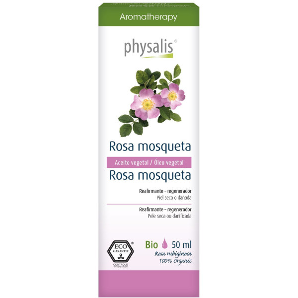 Huile Végétale De Rose Musquée Physalis 50 Ml Bio