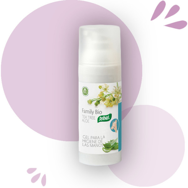 Santiveri Gel de Higiene de Mãos Orgânico Aloe Vera 50 Ml