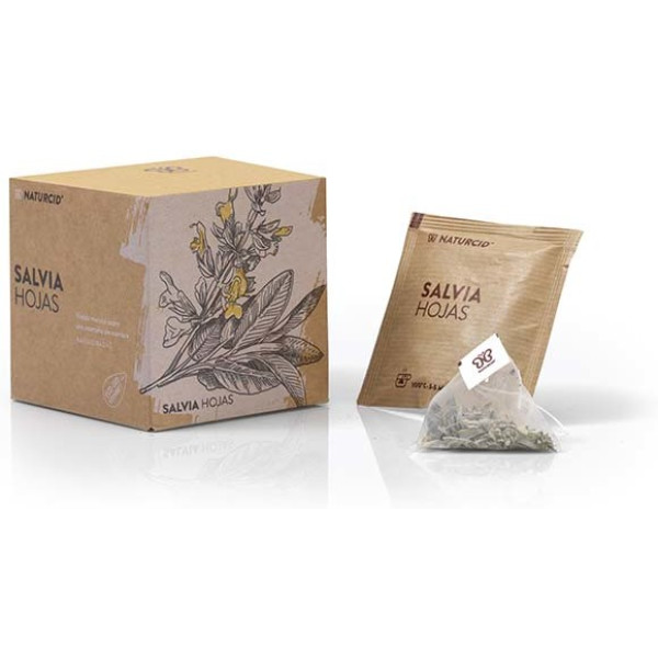 Naturcid Infusion de Feuilles de Sauge 10 Eco Pyramides