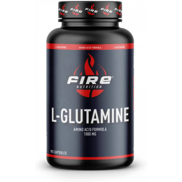 Fire Nutrition L-Glutamin 1000 mg 90 Kapseln