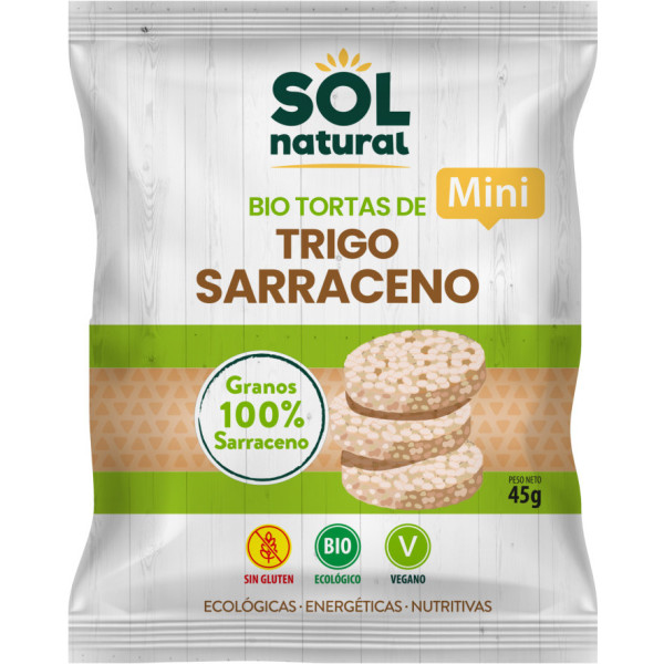 Solnatural Mini-Buchweizenpfannkuchen 45 G Bio Sg