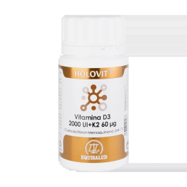 Equisalud Holovit Vitamina D3 2000ui + K2 60 Mcg 50 Perlas