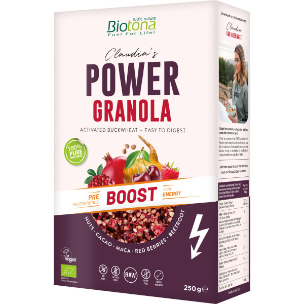 Biotona Power Granola Boost Muesli 250 Gr Bio Vegan