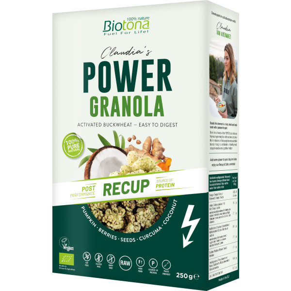 Biotona Power Granola Recup Muesli 250 G Bio Vegan