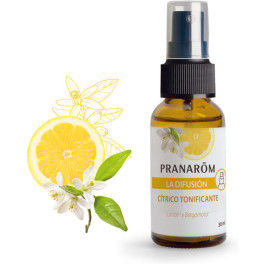 Pranarom Difusion Spray Citrico Tonificante Bio (eco) 30 Ml