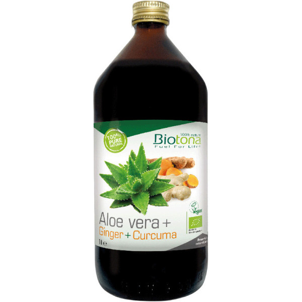 Biotona Aloë + Gember + Kurkuma Sap 1 L Bio