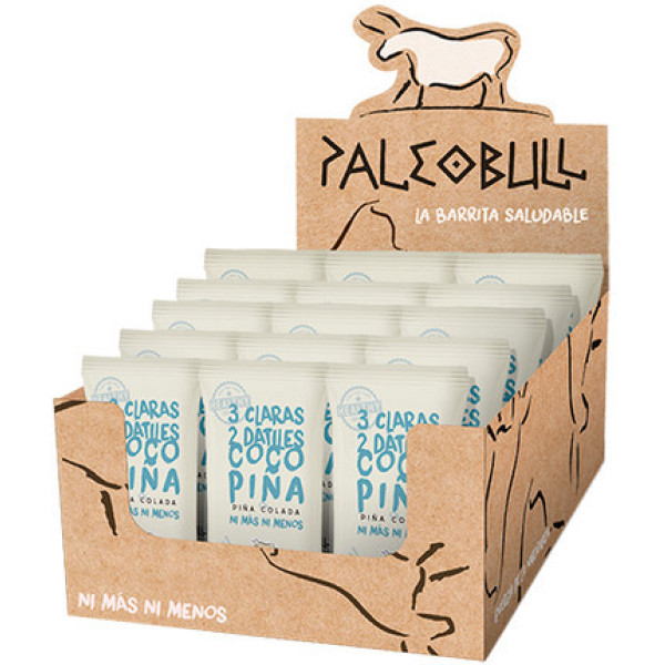 Paleobull Piña Colada Barras Energéticas 15 Barras x 50 Gr