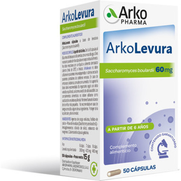 Arkopharma Arkolevura Saccharomyces Boulardii 50 Caps