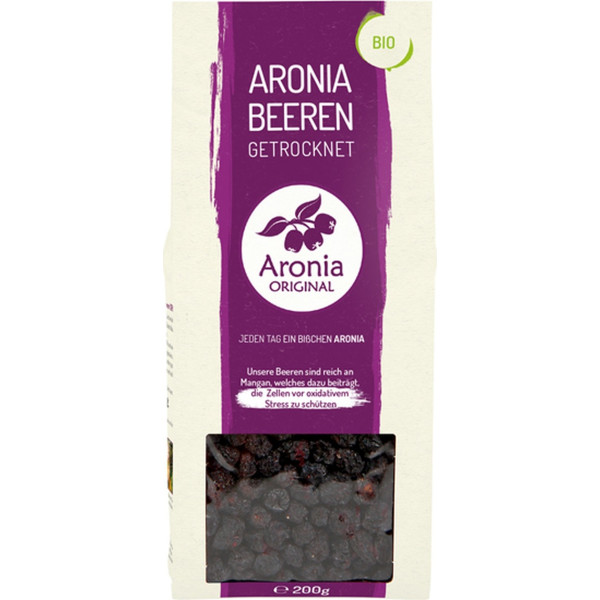 Aronia Originele gedroogde Aronia-bessen 200 Gr Bio